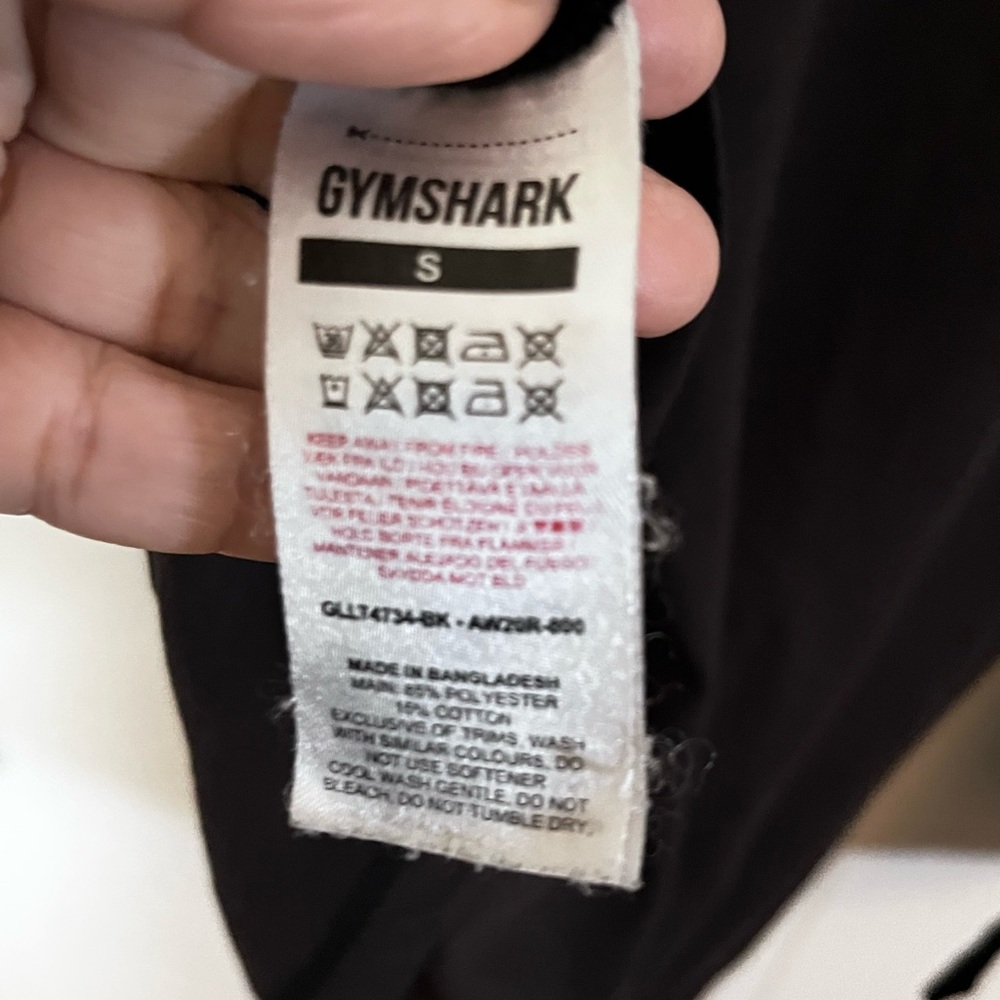 Gymshark Black Long Sleeve Tee - Picture 5 of 5